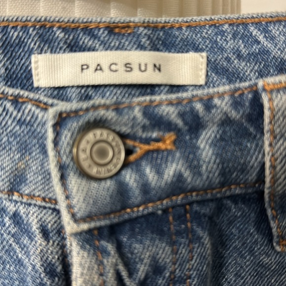 PacSun EUC Ripped Frayed Straight Jeans - Picture 8 of 14